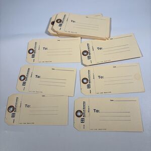 Bank of America National Trust and Savings Association NT&SA Paper Tag Lot